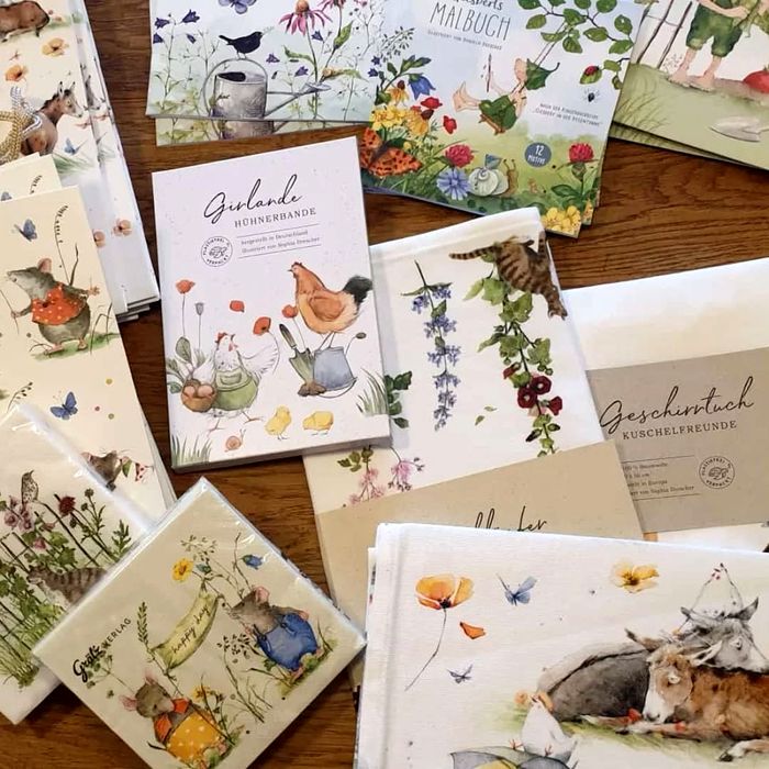 Malbücher und Servietten